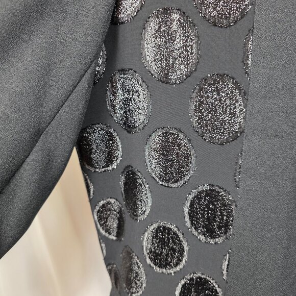 Men's Pronti Collection by Phita Black Jacquard Embellished Blazer Size XL - Picture 14 of 16